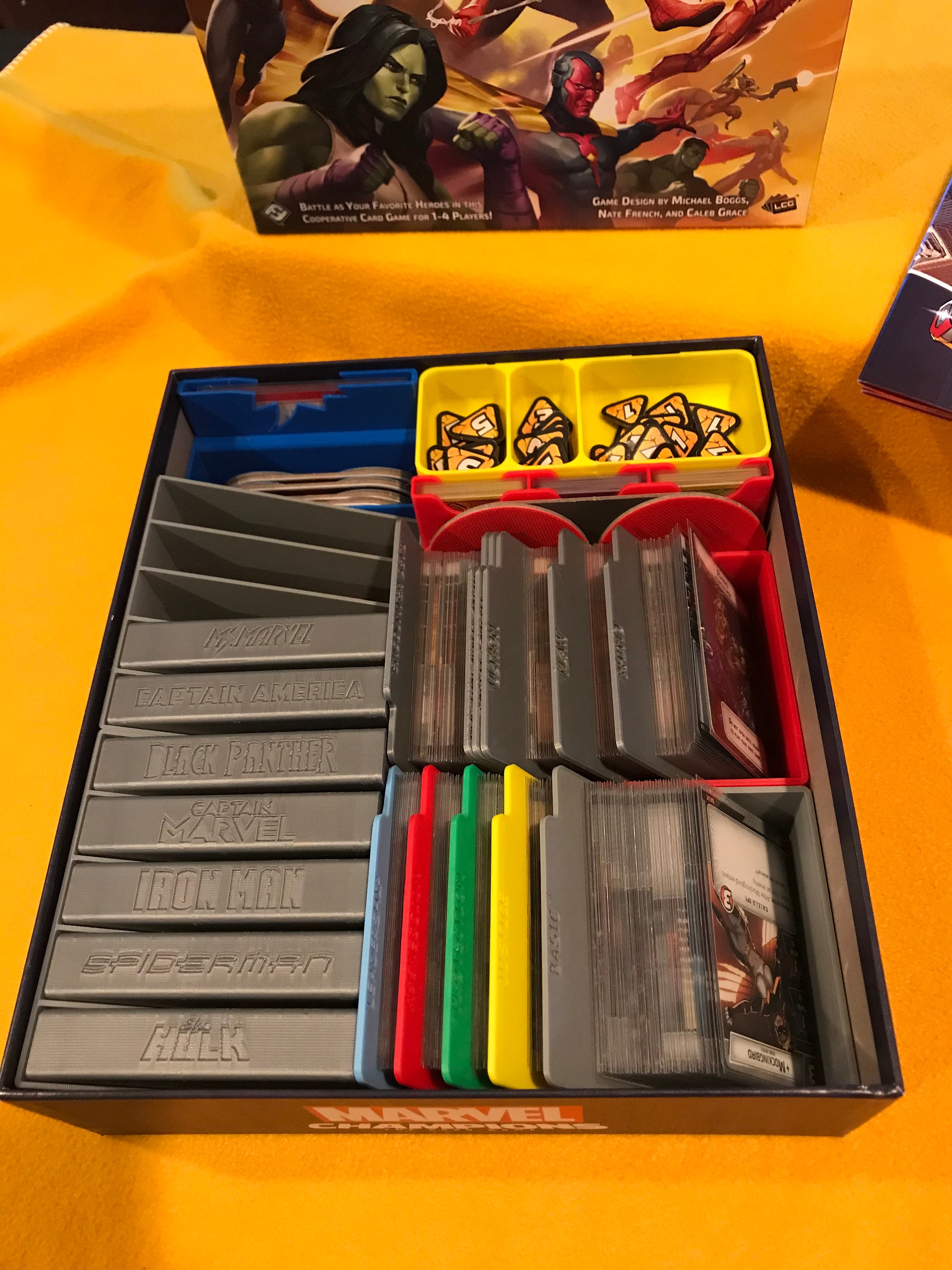 Marvel Champions LCG Box Organizer STL Etsy Canada