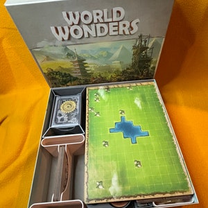 World Wonders Board Game box insert - STL file ONLY