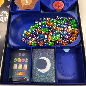 Noctiluca board game box organizer STL
