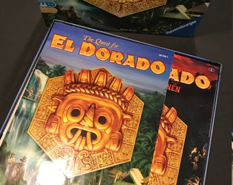 Quest for El Dorado Board Game box organizer/insert (STL Files)