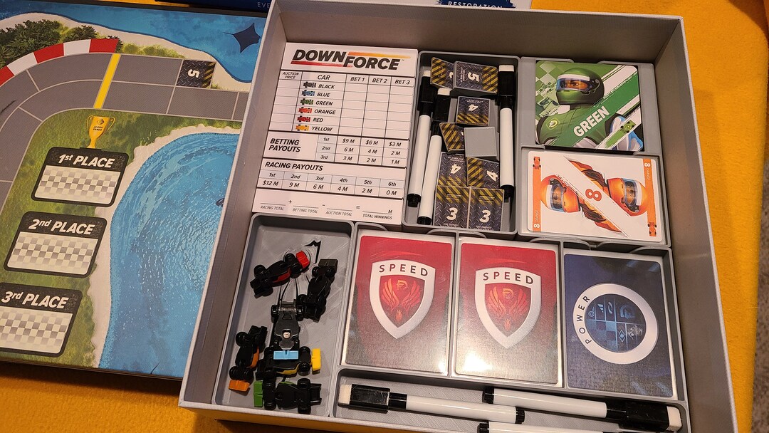 Downforce Board Game 3D Printed Box Organizer (STL Files) - Etsy