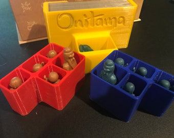 3D print design (STL) - Onitama box insert, game organizer