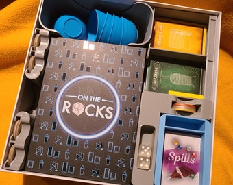 On The Rock board game box organizer - STL Files