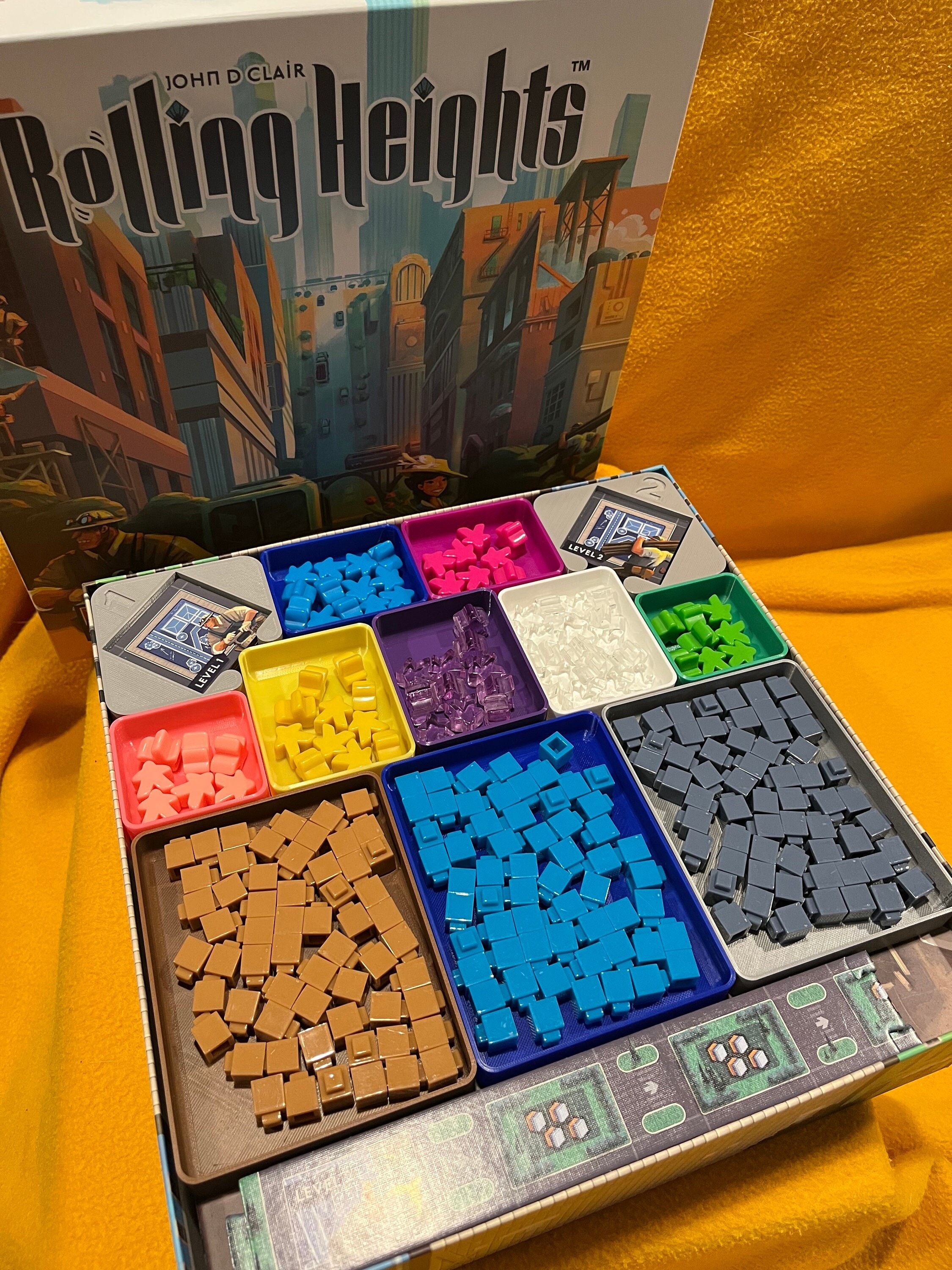 Rolling Heights Box STL Files Etsy