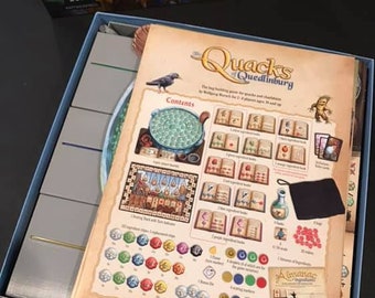 3D Print design (STL) - Quacks of Quedlinburg box insert/organizer