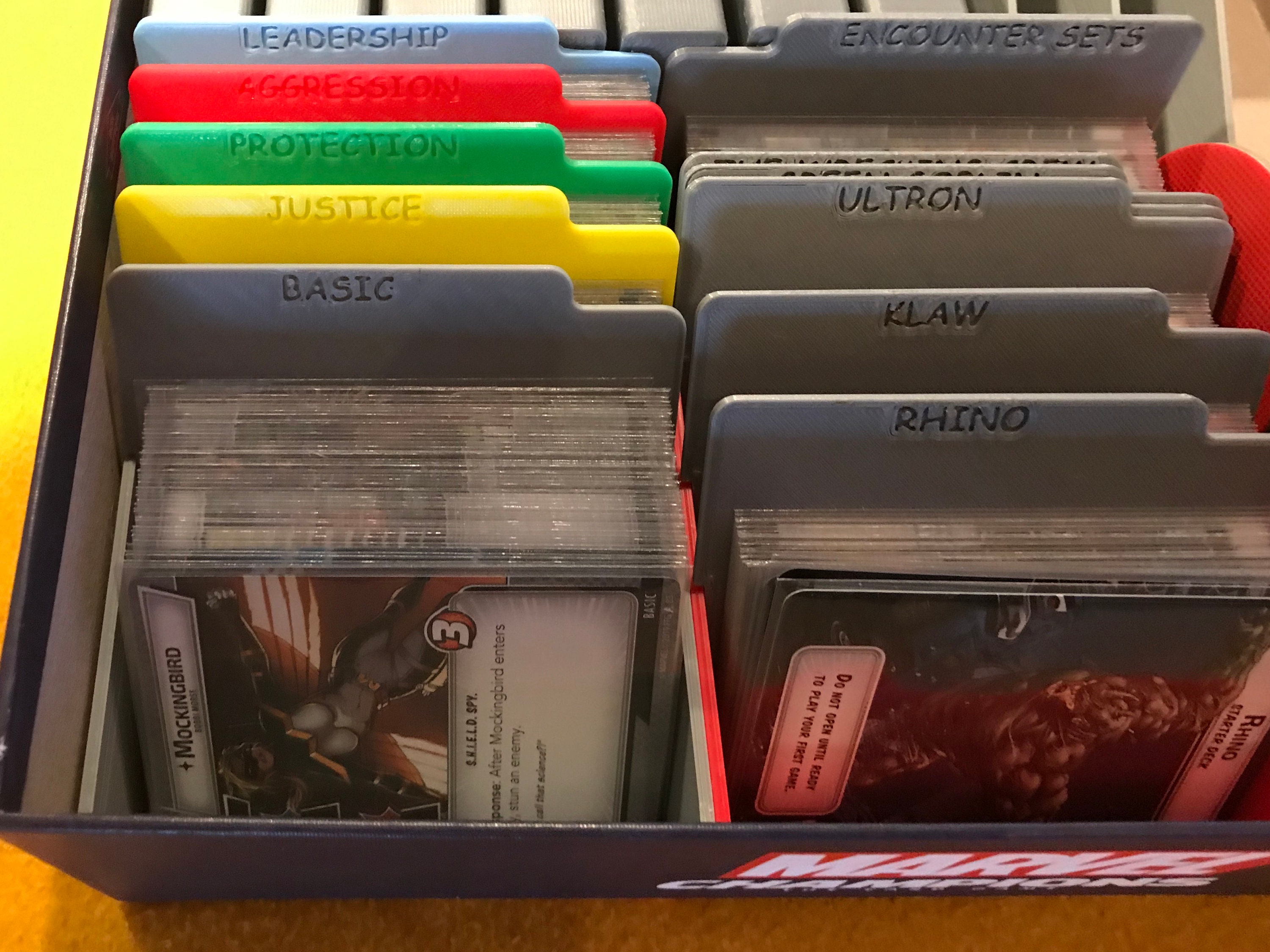 Marvel Champions LCG Box Organizer STL Etsy Australia