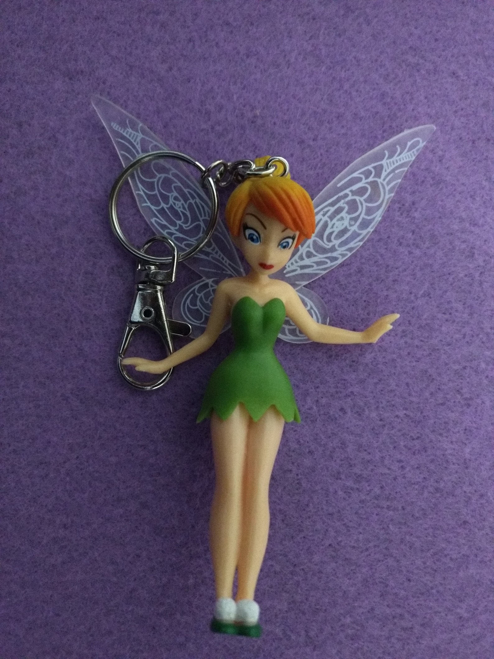 Disney Peter Pan Tinkerbell Keychain / Key Ring / Key Etsy