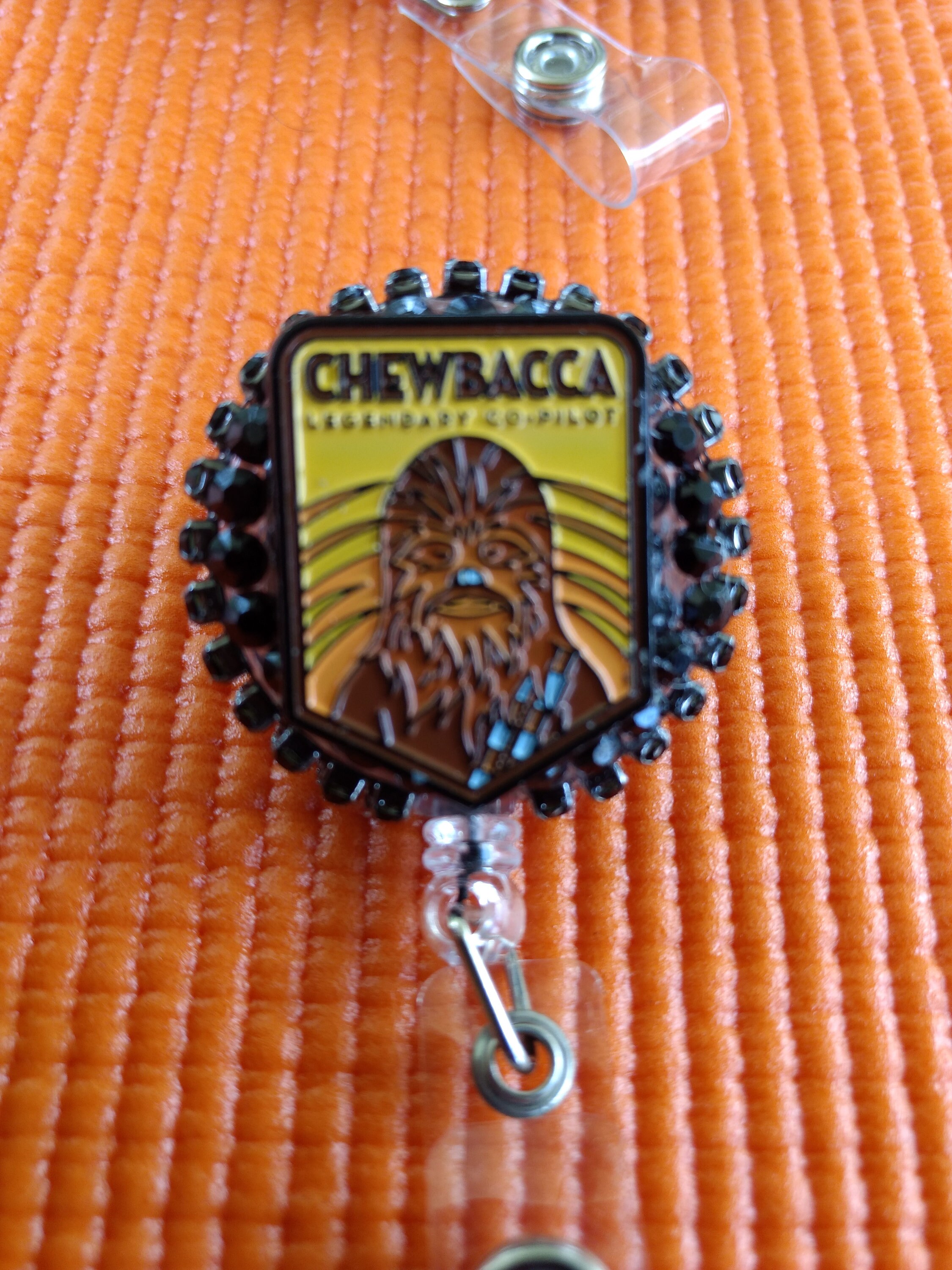Star Wars chewbacca Badge Reel -  UK