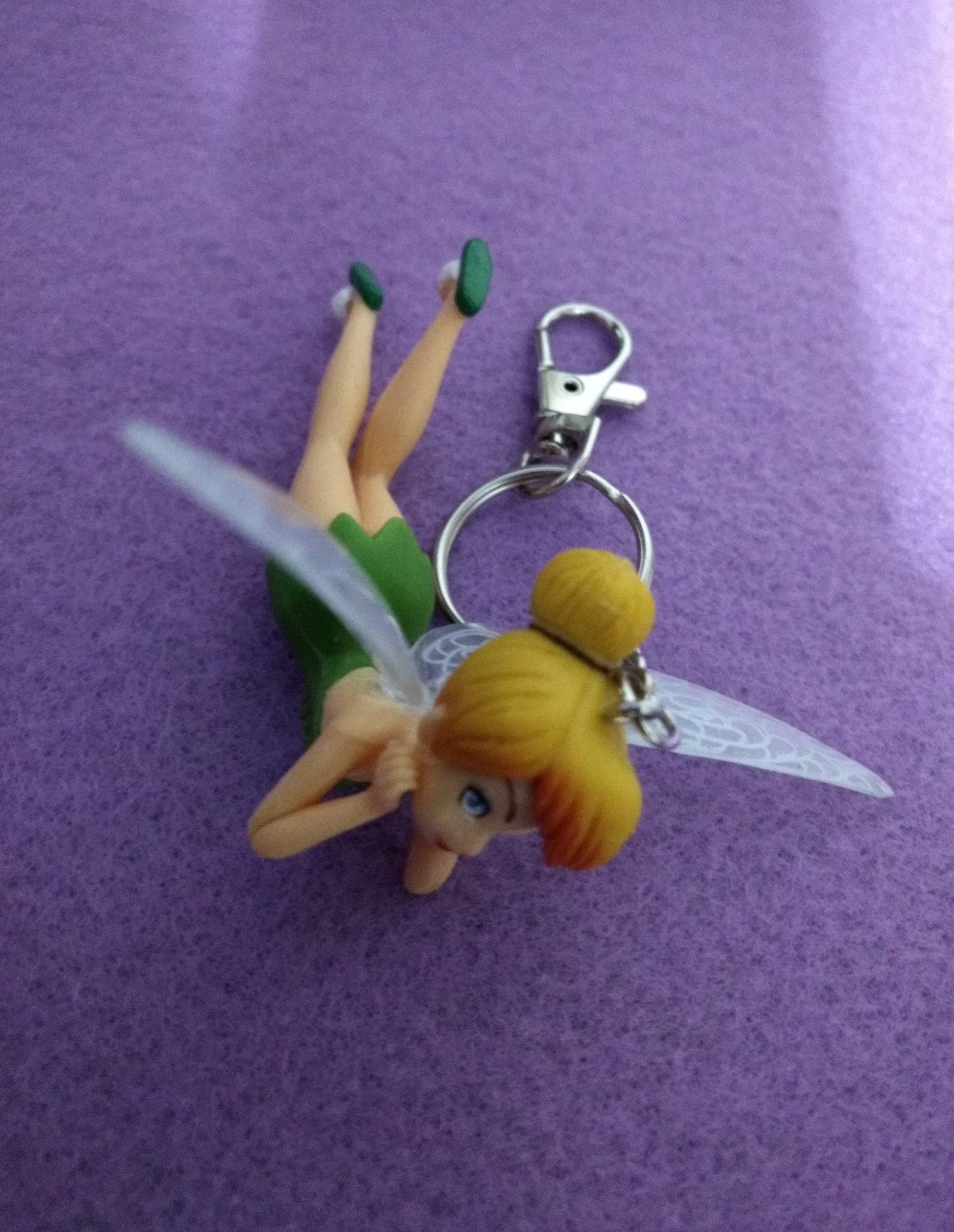 Disney Peter Pan Tinkerbell Keychain / Key Ring / Key Etsy