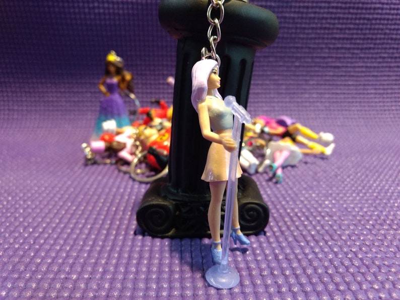 Barbie Singer Keychain Key Ring Key Chain Keys