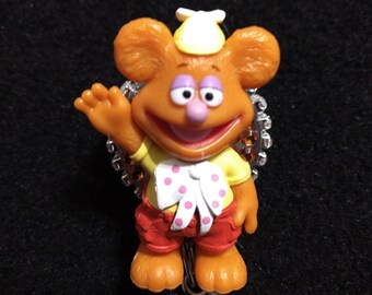 Disney&#39;s Muppet Babies - Fozzie bear - Name badge / lanyard holder / Retractable ID Badge Reel / Work ID Badge
