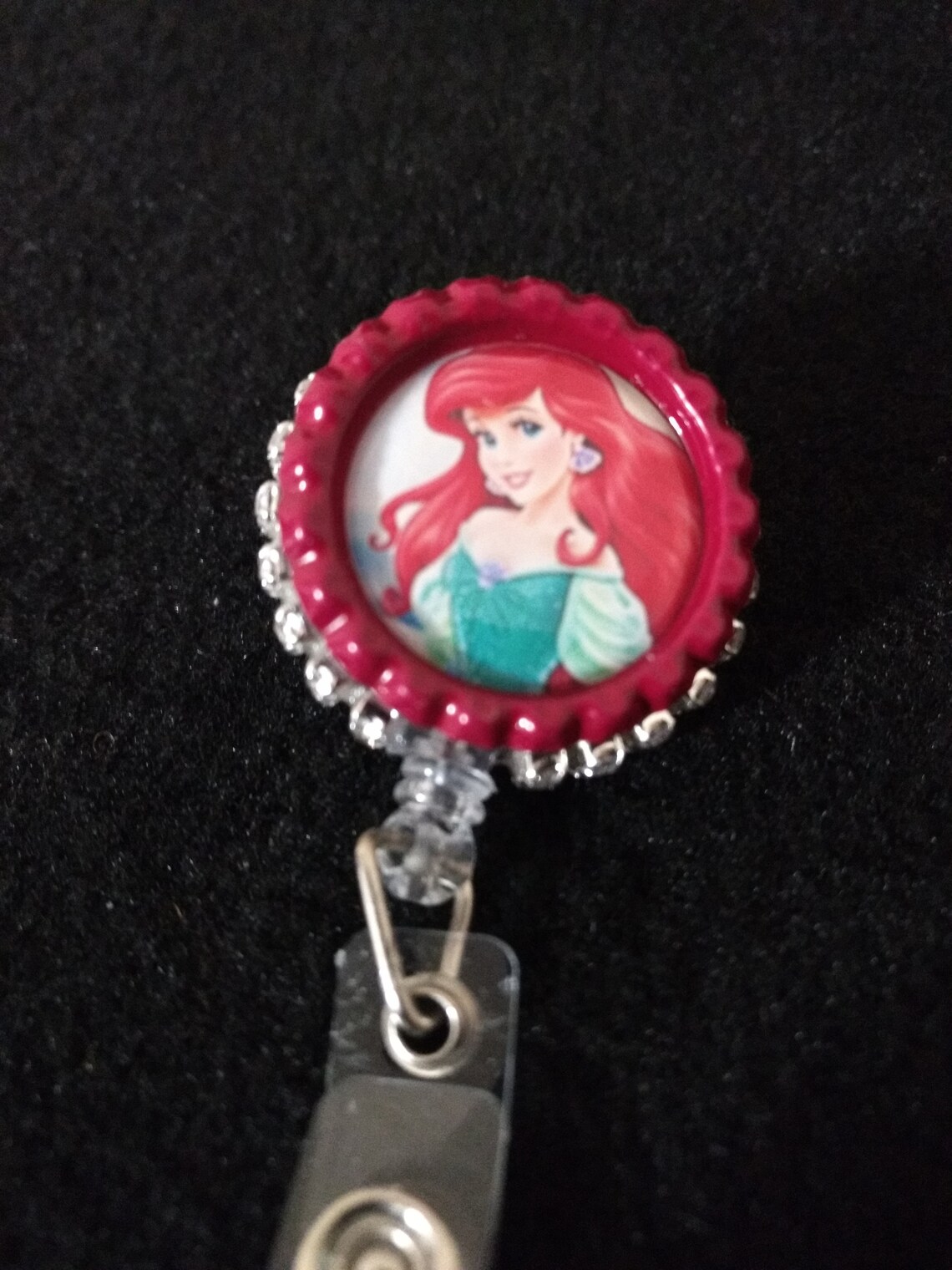 Disney's Ariel Name Badge / Lanyard Holder / Retractable Etsy