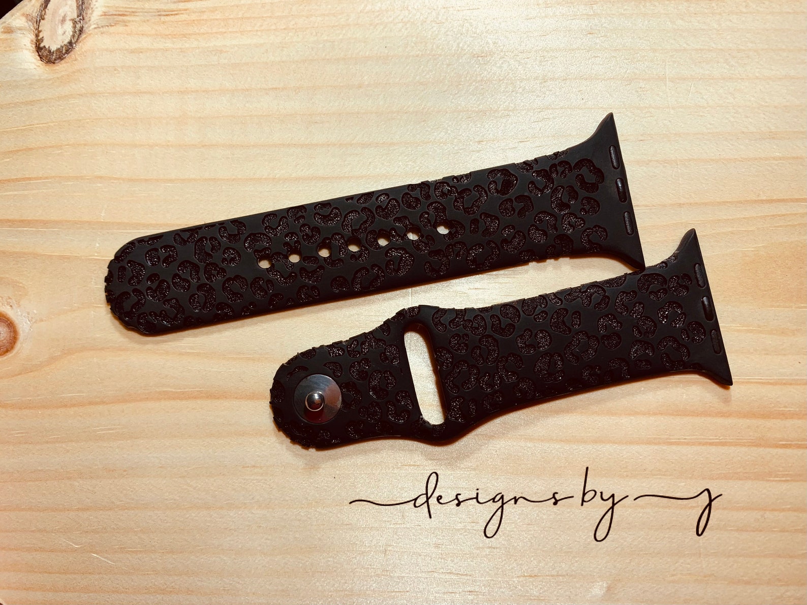 Engraved Silicone Smart Watch Bands Etsy