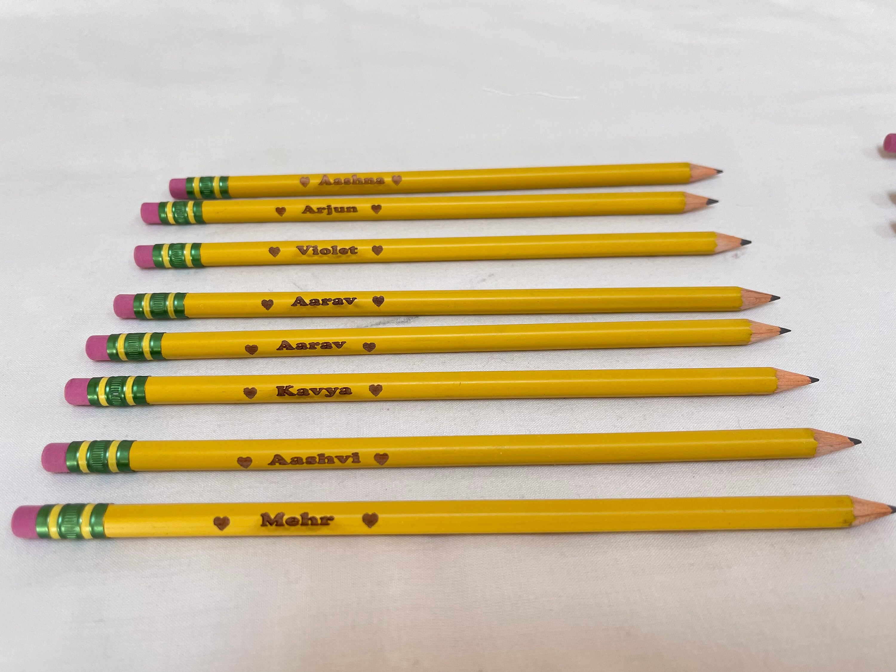 Personalized Pencils, Engraved Pencils, Back to School Supplies ...