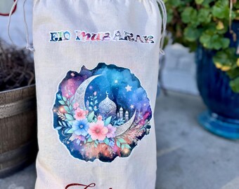 Personalized Eid Gift bags, Ramadan Kareem favor bags, Eid gifts for kids, Ramadan Eid Bags, Ramadan Gifts, kids Ramadan gift, Islamic Gifts