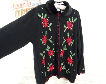 ladies silver sparkly cardigan