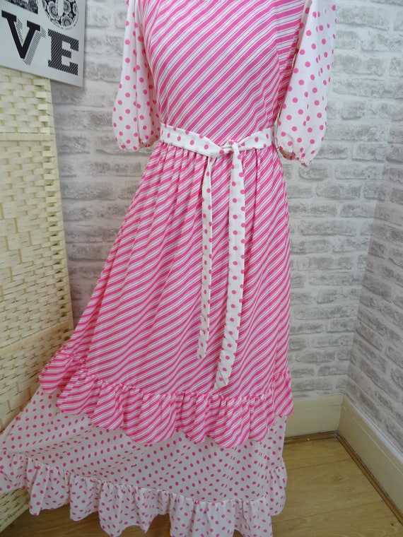 vintage 70s prairie dress maxi milkmaid cosplay p… - image 5
