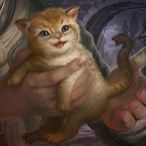 50 Card Cat Collection lot Magic: the Gathering MTG w/ Rares - Great Gift Idea