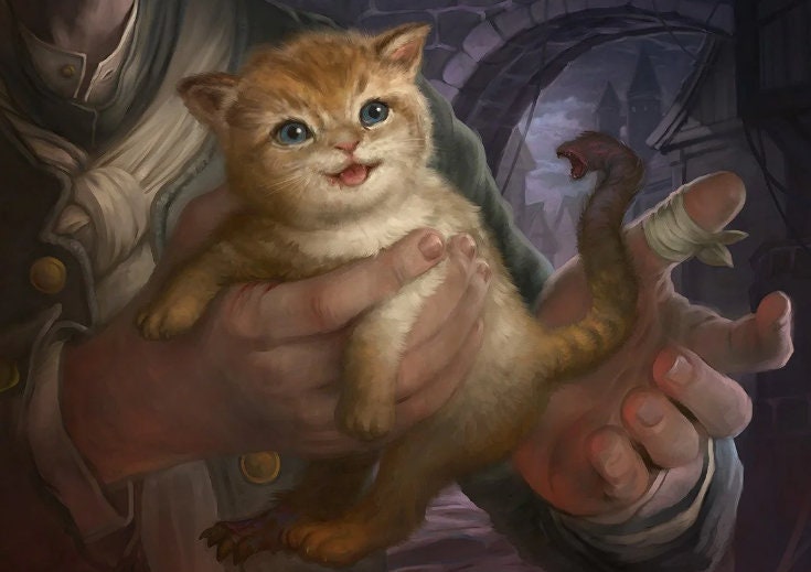 cat mtg card Magic the Gathering, Secret Lair: Cats Are Better Than Dogs – Card Monster  Games
