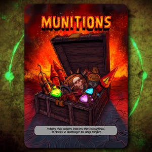 Handritad ammunitionspollett för Magic the Gathering MTG!