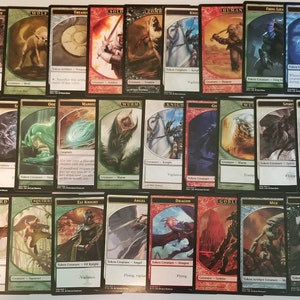50 Random Tokens Card Collection lot Magic: the Gathering MTG - Great Gift Idea