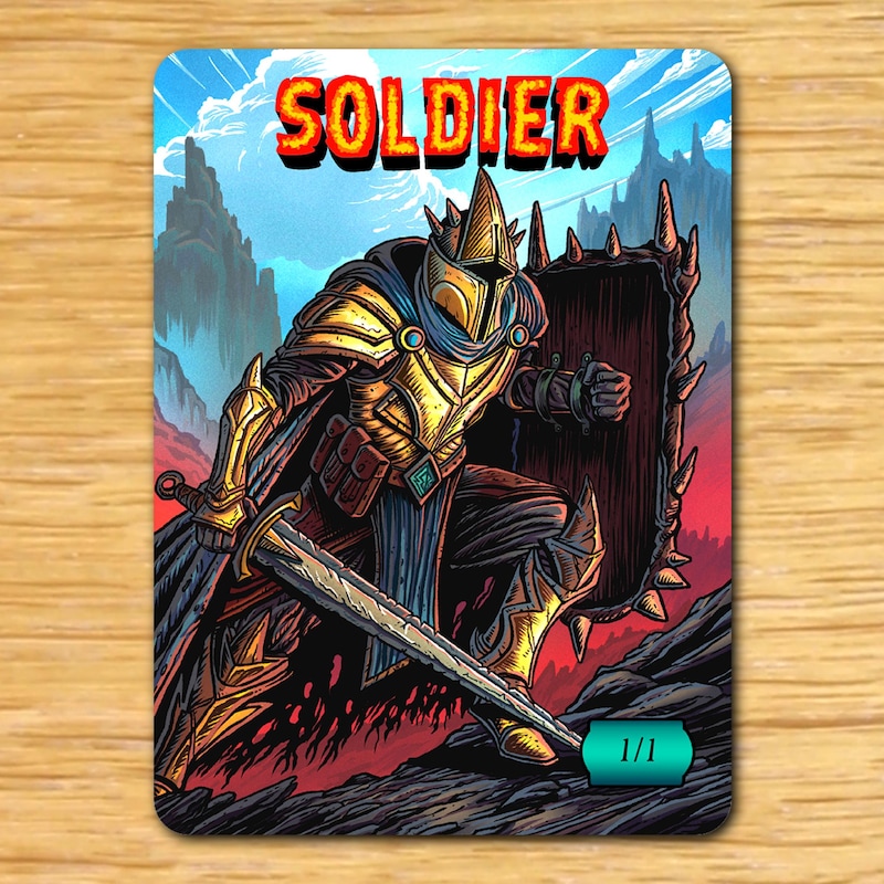 Human Commander Mtg - Etsy