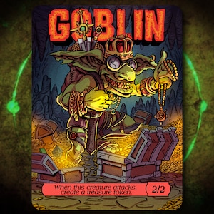 Goblin Shaman 2/2 Full Art Token [by Darkside Tokens] Magic the Gathering MTG!