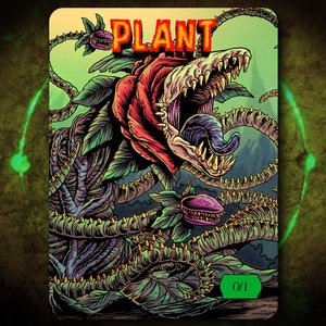 Planta 0/1 Token de arte completo [por Darkside Tokens] Magic the Gathering MTG!