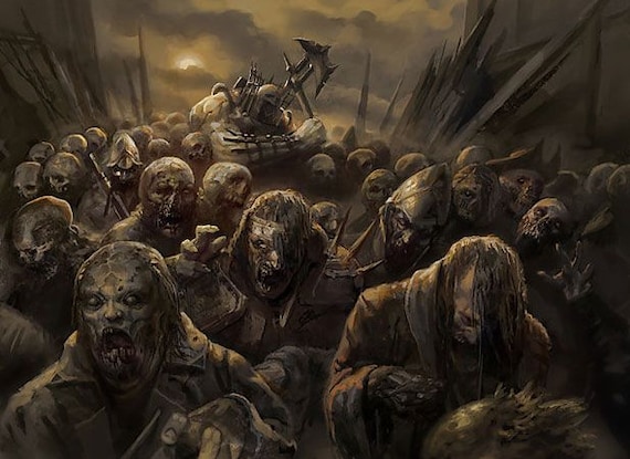 50 Card Zombie Collection Lot Magic: the Gathering MTG W/ Rares - Great  Gift Idea - Etsy