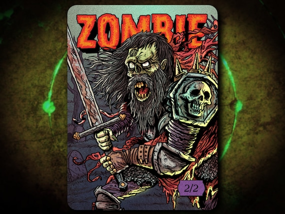 zombie token cards mtg Zombie Token [Magic Player Rewards 2002]