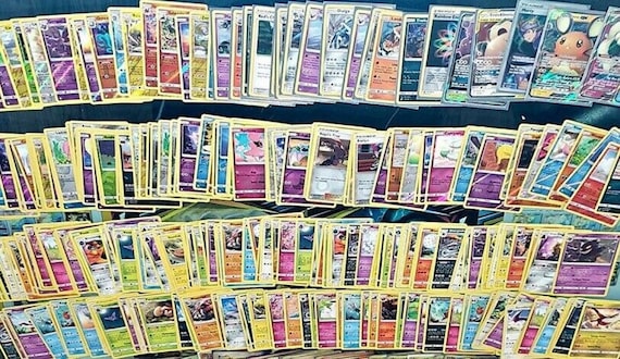 Pokemon Collection 50 Card Lots W/ 1 Ultra Rare GX/EX/V + Rares