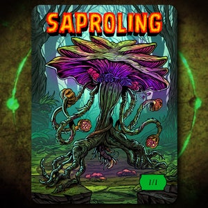 Saproling 1/1 Full Art Token [von Darkside Tokens] Magic the Gathering MTG!