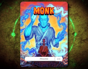 モンクトークン MTGトークン ステンドグラスアートトークン 5パック