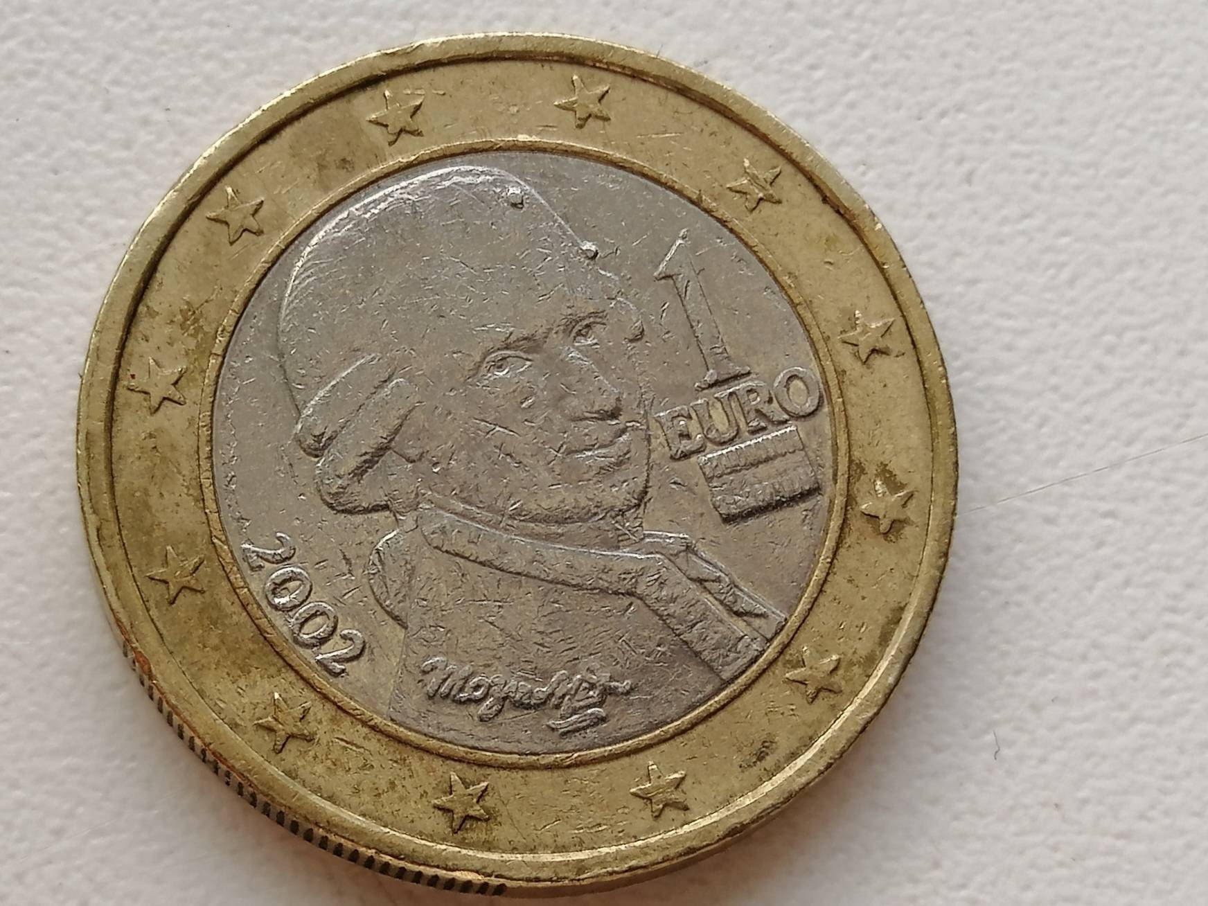 Error 1 Euro 2002 Austria Coin. - Etsy