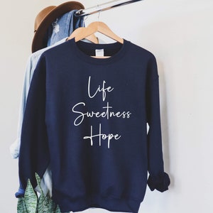 Our Life Our Sweetness And Our Hope Marian Sweatshirt, Life Sweetness Hope Shirt, Catholic Shirt, Catholic Gifts, Catholic Tshirt