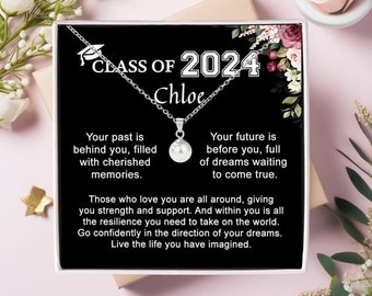 Graduation Necklace, PHD Graduation Gift, Graduation Gift For Her, Graduation Gift For Daughter, Personalized High School College Grad Gifts