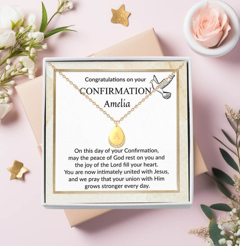 Confirmation Gift For Girl, Confirmation Gifts For Teen Girls, Girl Confirmation Gift, Confirmation Gifts From Sponsor, Goddaughter Gift afbeelding 4