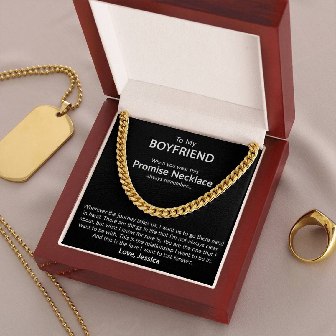 Meaningful Boyfriend Necklace Cute Gifts for Boyfriend Etsy