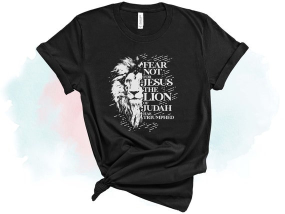 Lion of Judah Scripture T Shirt Lion of Judah Scripture T Shirt