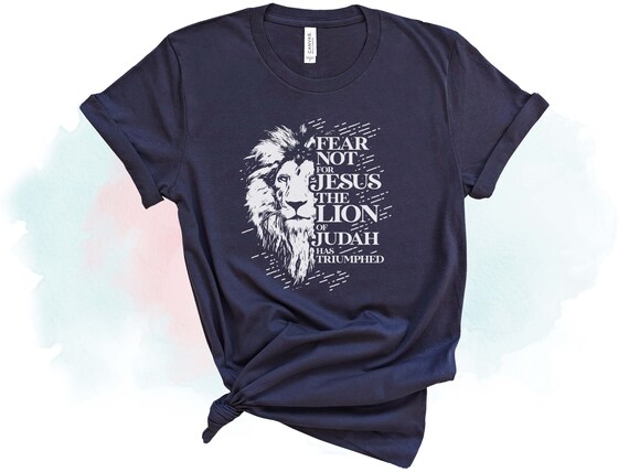 レディースファッション Chirstian Cross Lion Judah Jesus God Faith T-Shirt Lion Of Judah Jesus Lord God Believer Christians Faith Bible