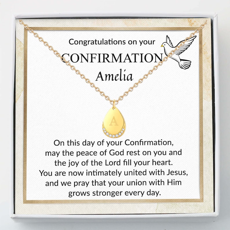 Confirmation Gift For Girl, Confirmation Gifts For Teen Girls, Girl Confirmation Gift, Confirmation Gifts From Sponsor, Goddaughter Gift image 1