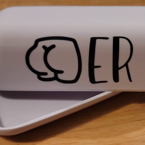 Butter Dish Funny Gag Gift Spread Me Butter Dish Etsy