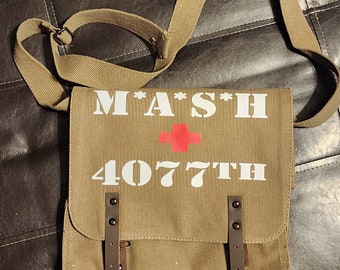 Mash 4077 army messenger bag custom mash bag very unique