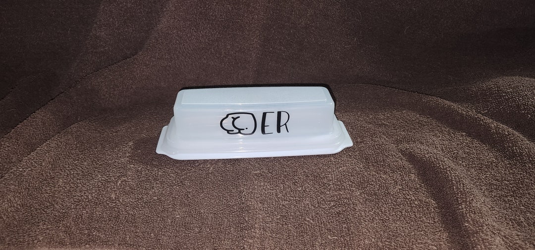 Butter Dish Funny Gag Gift Spread Me Butter Dish Made of Sturdy Plastic