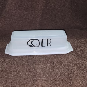 Butter dish funny gag gift spread me butter dish Made of sturdy plastic very durable