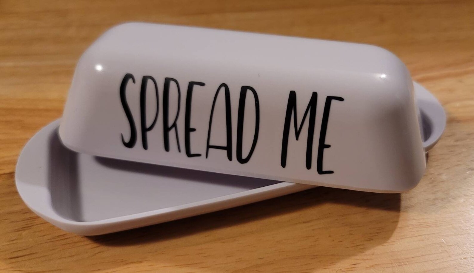 Butter Dish Funny Gag Gift Spread Me Butter Dish Etsy