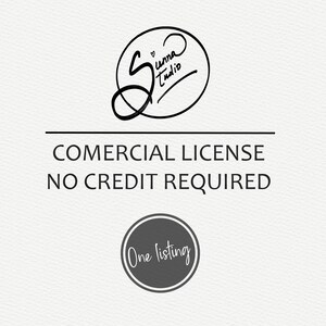 Licencia comercial / No se requiere crédito para un listado