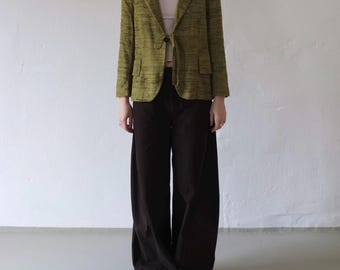 Schumacher Green Silk Blazer | Women | Vintage