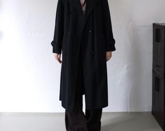 Vintage Black Trench Coat | Women