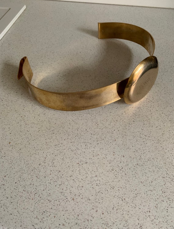 Maison Martin Margiela Gold Plated Metal Belt